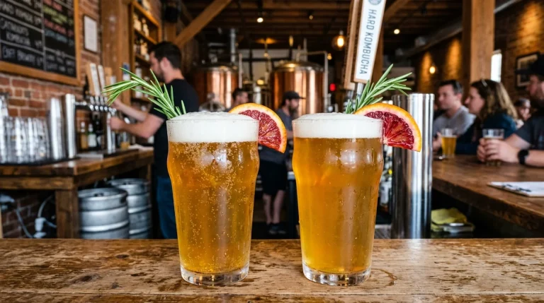 Kombucha Tea With Alcohol: Everything You Need to Know About Hard Kombucha (AI Generated Image)