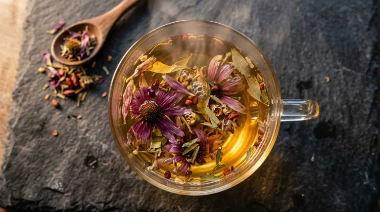 What Is Echidna Tea Made Of? Traditional Botanicals, Herbs, and Health Benefits (AI Generated Image)